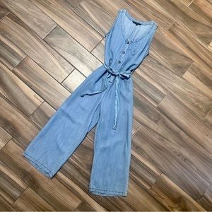 Velvet heart denim jumper